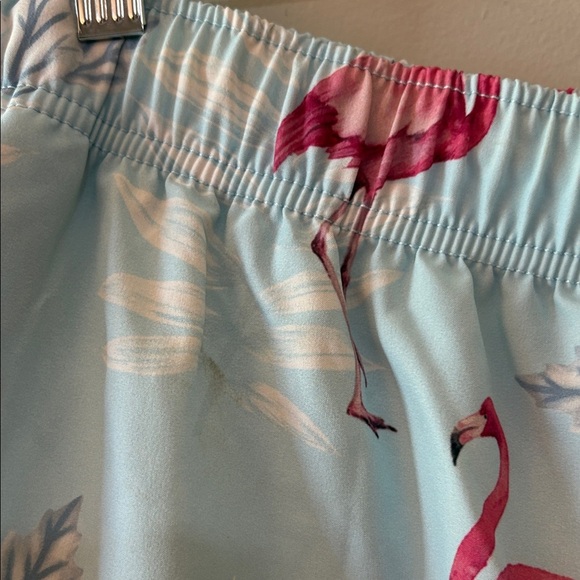 Tropical Flamingo Print Men's Swim Trunks XXL - Picture 7 of 10